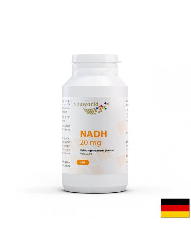 NADH / Никотинамид аденин динуклеотид 20 mg, 60 капсули - Feel You