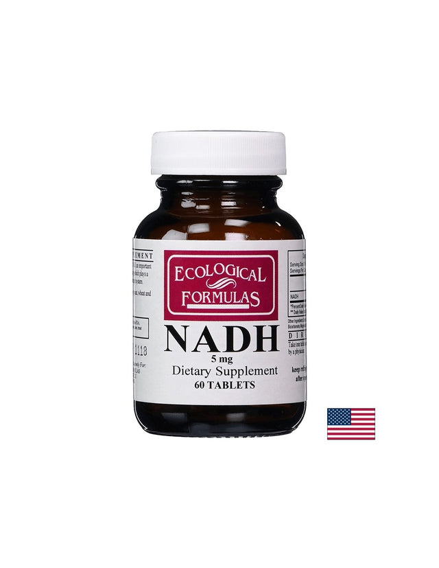 NADH (Nicotinamide adenine dinucleotide)/ Никотинамид Аденин Динуклеотид, 60 таблетки Ecological Formulas - Feel You