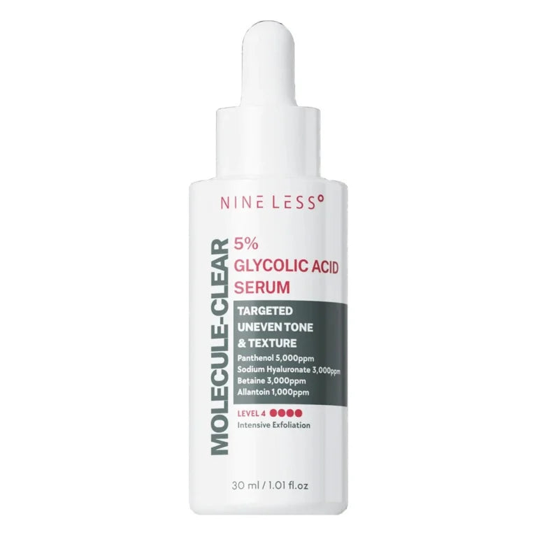 NINE LESS - Molecule-Clear 5% Glycolic Acid Serum - 30ml - Feel You