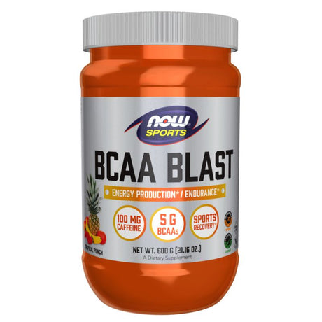 NOW Sports - BCAA BLAST POWDER TROPICAL PUNCH - 600 g - Feel You