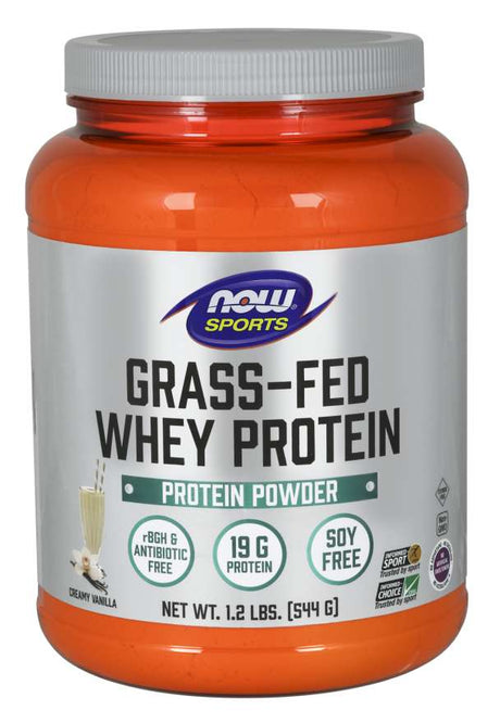 NOW Sports - Grass-Fed Whey Protein - 544 g - Feel You