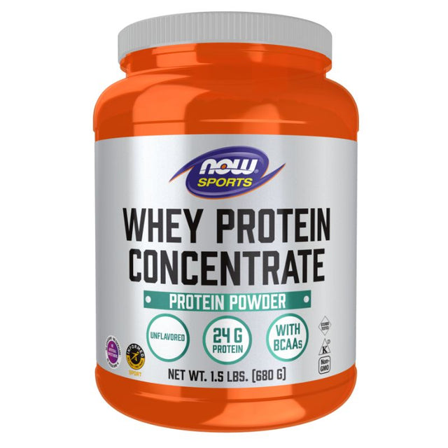 NOW Sports - Whey Protein Concentrate UNFLAVORED - 680 g - Feel You