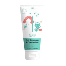 Naif - Baby & Kids 2in1 Shampoo & Conditioner - Dětský šampon a kondicionér 2v1 pro snadné rozčesávání - 200ml - Feel You