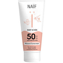 Naif - Baby & Kids Mineral Sunscreen SPF 50 - Ochranný krém na opalování pro děti a miminka - 100ml / - Feel You