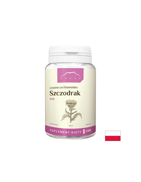 Nanga – Leuzea carthamoides Szczodrak – 400 mg – Капсули 100 бр. - Feel You