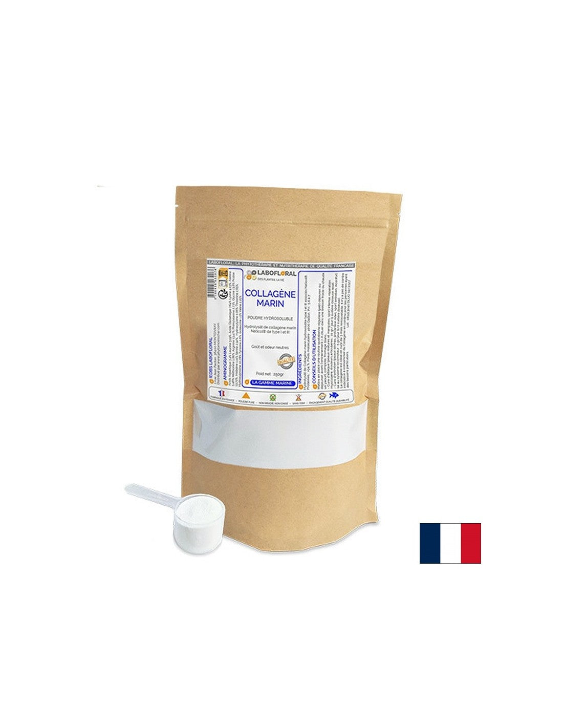 Коса, кожа и здрави стави - Хидролизиран морски колаген Naticol® (тип I, III), 250 g прах - Feel You