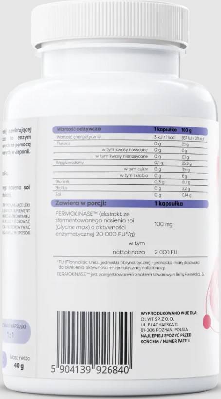 Nattokinase 100 mg - 120 капсули - Feel You