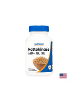 Сърдечно-съдова система - Натокиназа (Nattokinase), 120 капсули Nutricost - Feel You