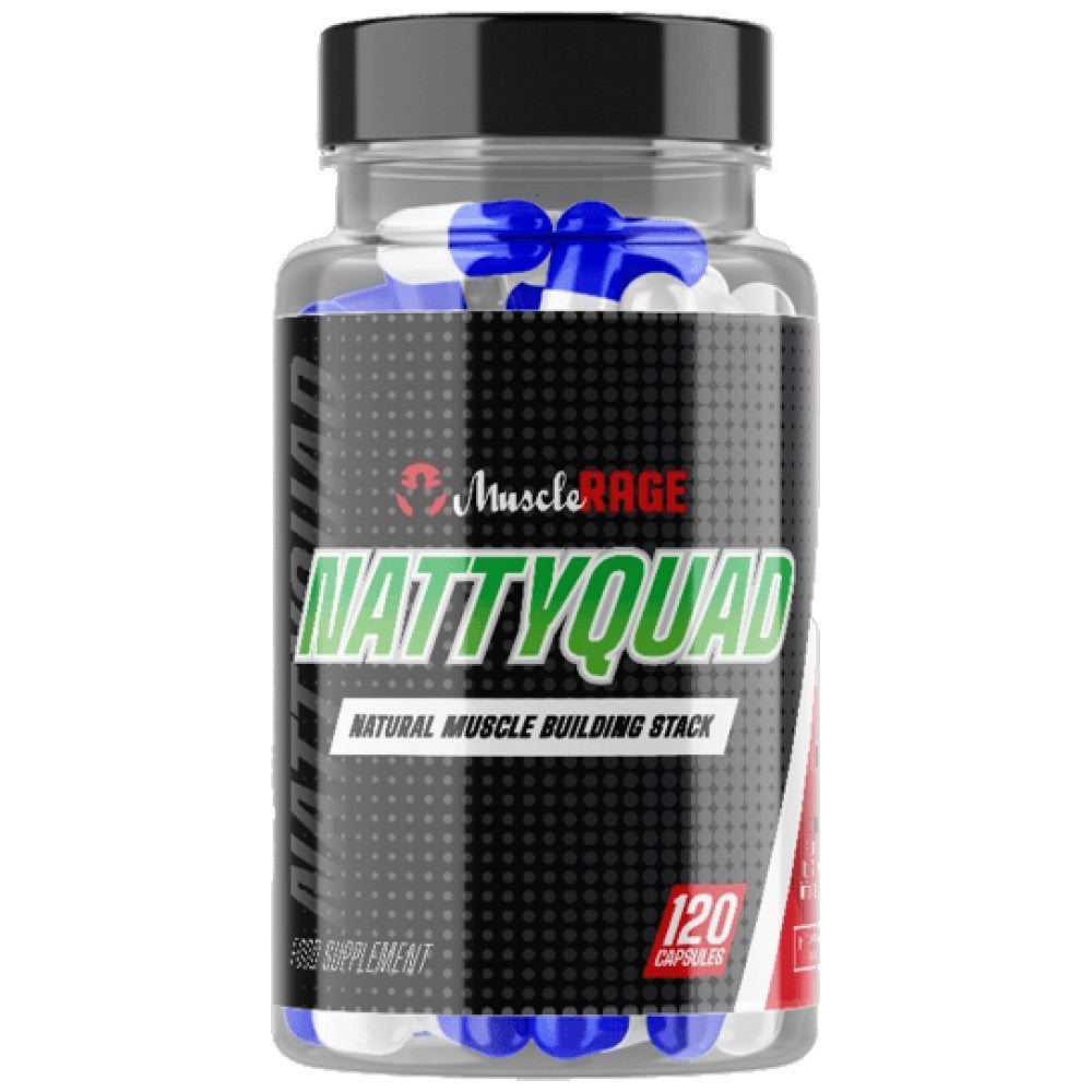 Nattyquad | Natural Muscle Building Stack - 120 капсули - Feel You