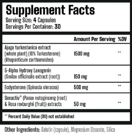 Nattyquad | Natural Muscle Building Stack - 120 капсули - Feel You