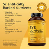 Витамини за очи /натурални/ - Natural Eye Complex 90 веган капсули - Feel You