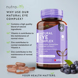 Витамини за очи /натурални/ - Natural Eye Complex 90 веган капсули - Feel You