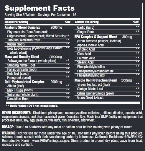 Natural Sterol Complex - 180 Таблетки - Feel You