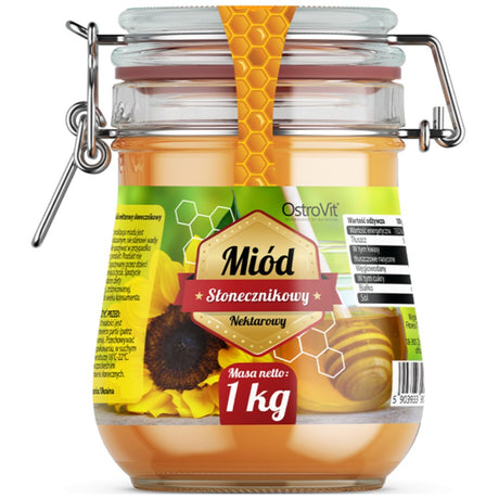 Natural Sunflower Honey / Натурален слънчогледов пчелен мед 1000 грама - Feel You