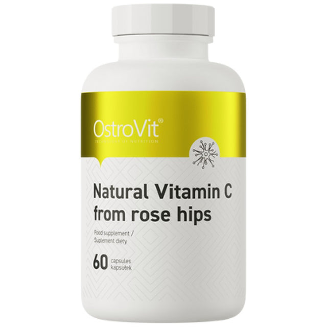 Natural Vitamin C 1000 mg | from Rose Hips - 60 капсули - Feel You