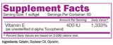 Natural Vitamin E 400 IU - 60 Гел капсули - Feel You