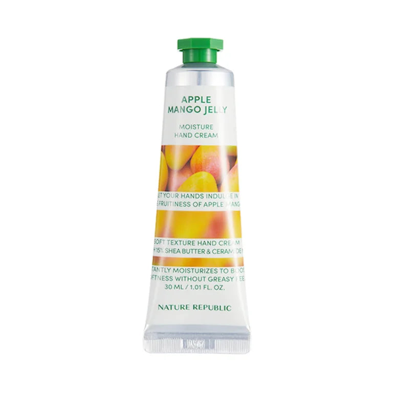 Nature Republic - Hand & Nature Apple Mango Jelly Hand Cream, 30ml - Feel You