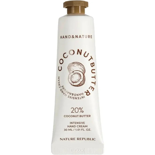 Nature Republic - Hand & Nature Coconut Butter Intensive Hand Cream, 30ml - Feel You