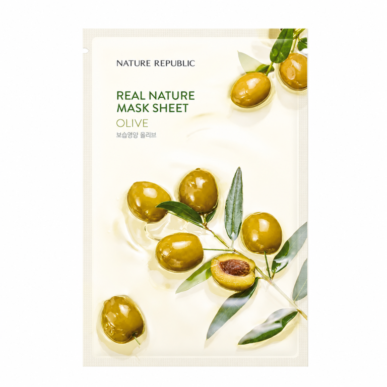 Nature Republic - Real Nature Mask Sheet Olive, 1 sheet - Feel You