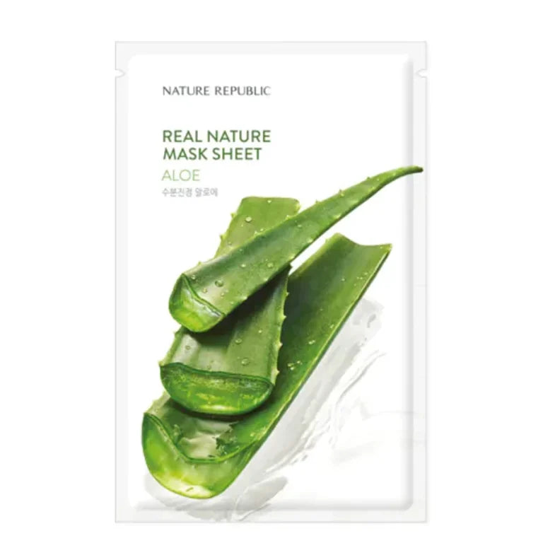 Nature Republic - Real Nature Sheet Mask, Aloe, 23ml, 1 piece - Feel You