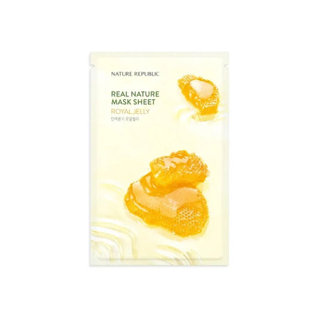 Nature Republic - Real Nature Sheet Mask, Royal Jelly, 23ml 1 piece - Feel You