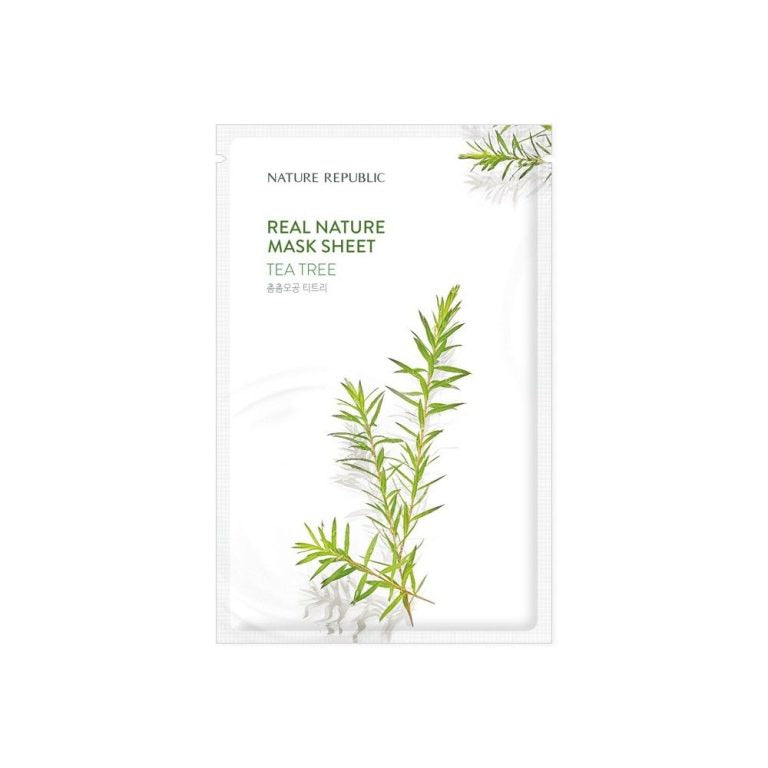 Nature Republic - Real Nature Sheet Mask, Tea Tree, 23ml 1 piece - Feel You