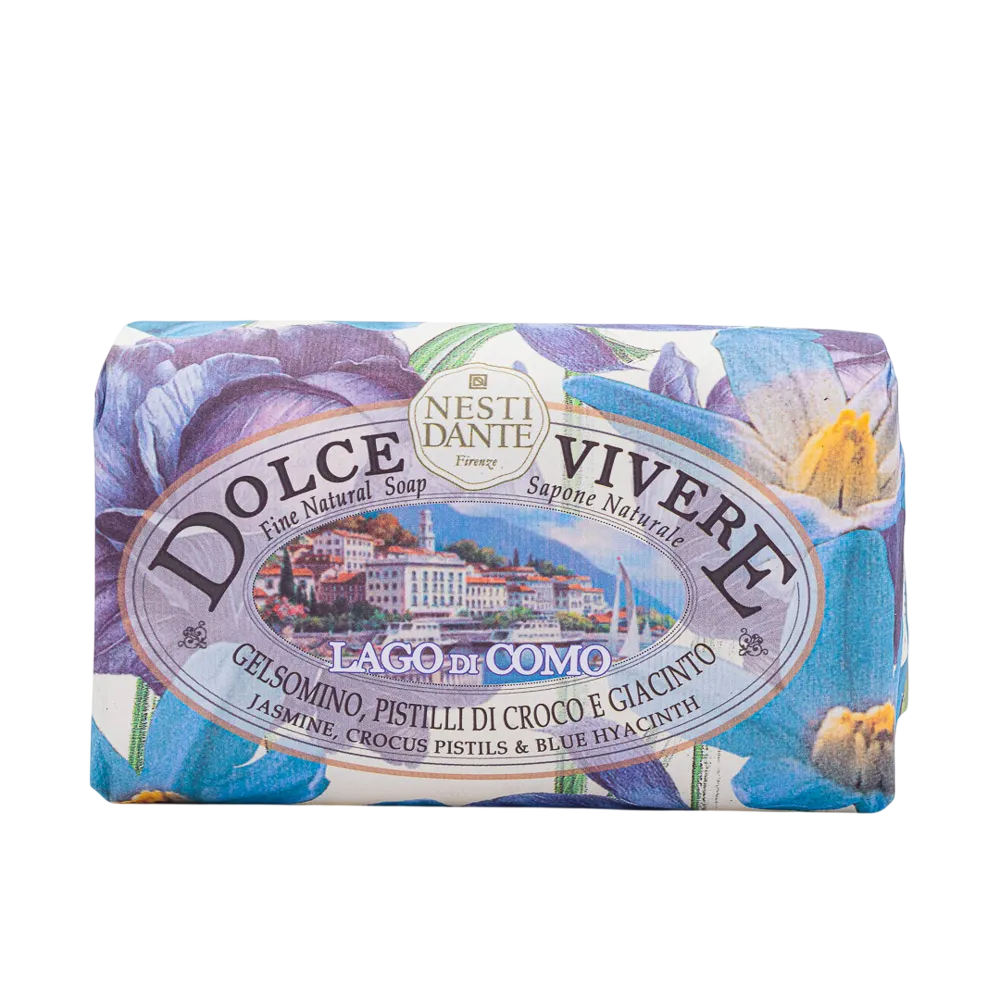 Nesti Dante, Dolce Vivere Lago Di Como, Cleansing & Hydrating, Floral, Scented Soap Bar , 250 g - Feel You