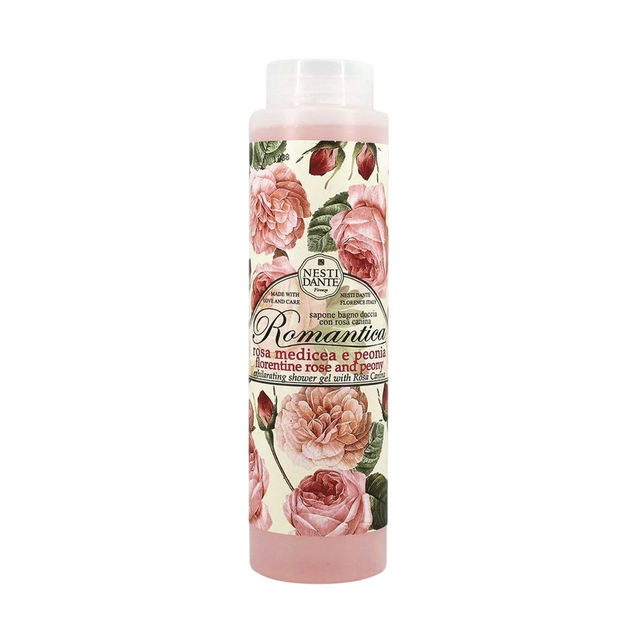 Nesti Dante, Romantica, Rose & Peony, Cleansing & Softening, Shower Gel, All Skin Types, 300 ml - Feel You