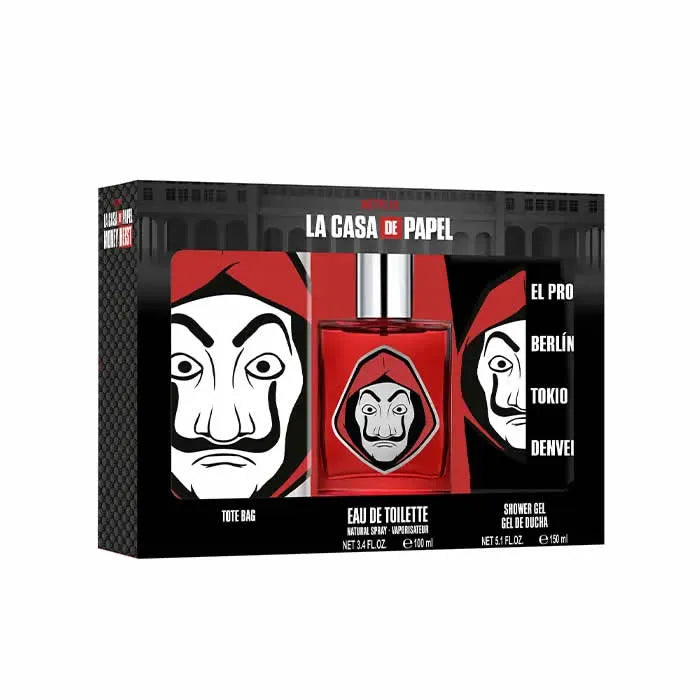 Netflix La Casa De Papel Eau De Toilette Spray 100ml Set 3 Pieces - Feel You