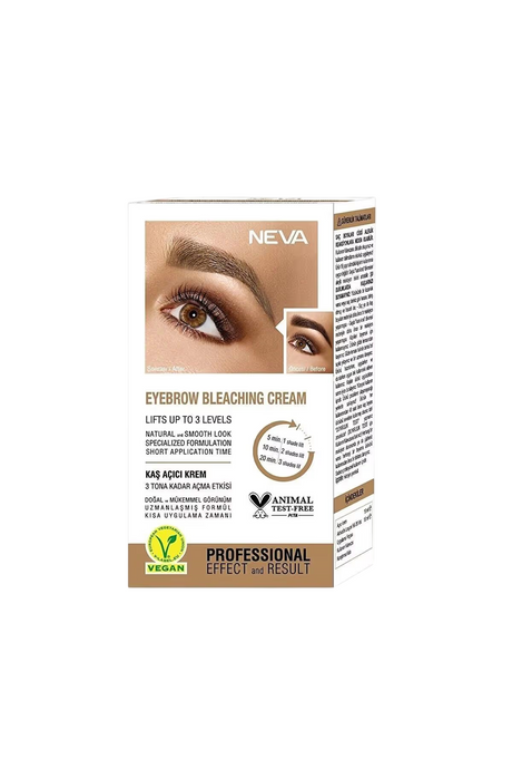 Neva, Eyebrow Bleaching Cream, Lightening, Hair Oxidant Cream, 30, 30 ml - Feel You