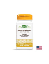 Niacinamide/ Ниацинамид (непредизвикващ зачервяване) 500 mg х 100 капсули  Nature’s Way - Feel You