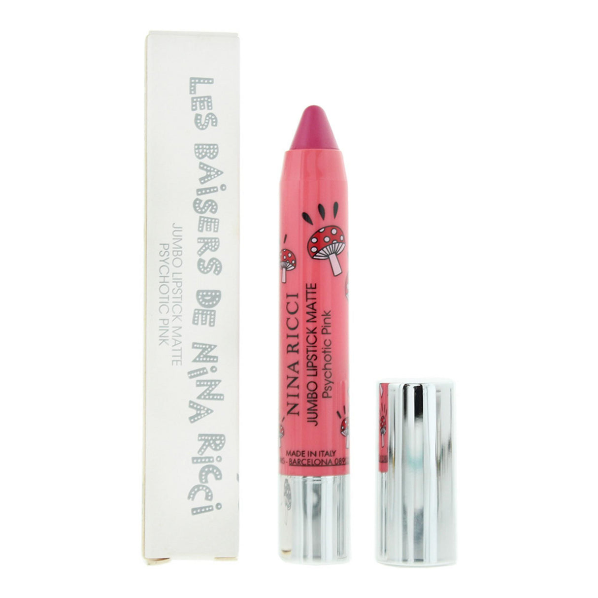 Nina Ricci, Jumbo, Jumbo Matte, Cream Lipstick, Psychotic Pink, 2.5 g *Tester - Feel You