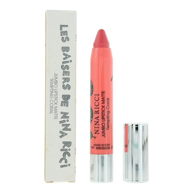 Nina Ricci, Jumbo, Matte, Cream Lipstick, Tempting Coral, 2.5 g - Feel You