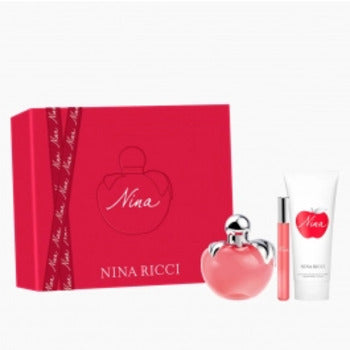 Nina Ricci - Nina Dárková sada EDT 50 ml, tělové mléko Nina 75ml a miniaturka ( roll-on ) Nina EDT 10 ml - 50ml - Feel You