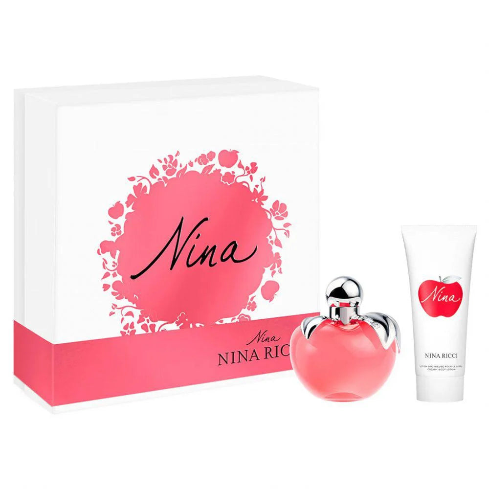 Nina Ricci Nina Eau De Toilette Recargable 80ml Creamy Loción Corporal 75ml - Feel You