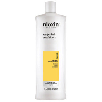 Nioxin - System 1 Scalp + Hair Conditioner - natural hair prone to falling - 1000ml - Feel You