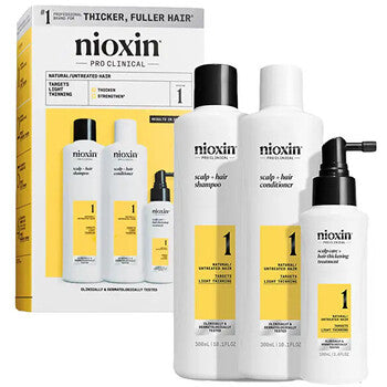 Nioxin - System 1 Set I. - Sada pro jemné mírně řídnoucí přírodní vlasy - Feel You