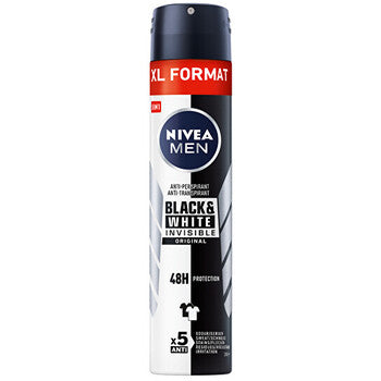 Nivea - Antiperspirant for Men Black & White Original 200 ml - 200ml