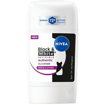 Nivea - B&W Authentic Anti-Perspirant - Anti-perspirant stick - 50ml - Feel You