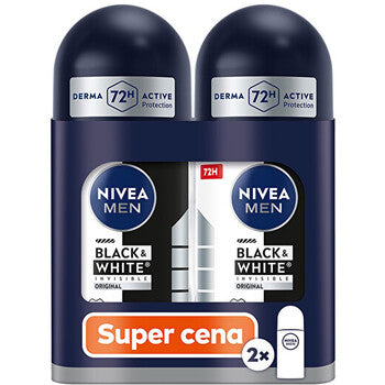 Nivea - Black & White Invisible Original Roll-on Set - Roll-on anti-perspirant set - Feel You