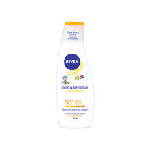 Nivea - Children's sun lotion SPF 50 + Sun Kids (Pure & Sensitive Sun Lotion) 200 ml - 200ml - Feel You