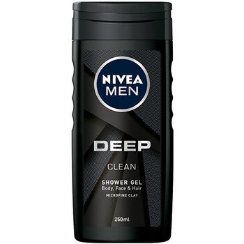 Nivea - Deep Clean Shower Gel - Shower gel for men - 250ml - Feel You
