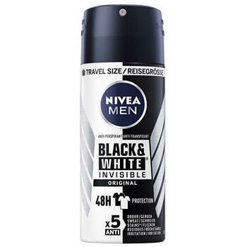 Nivea - Invisible For Black & White Antiperspirant for Men in Spray - 100ml - Feel You