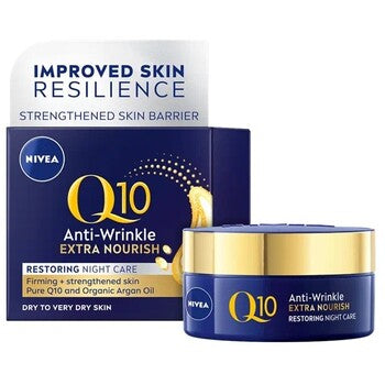 Nivea - Q10 Power Anti-Wrinkle + Firming - Night Face Cream - 50ml - Feel You