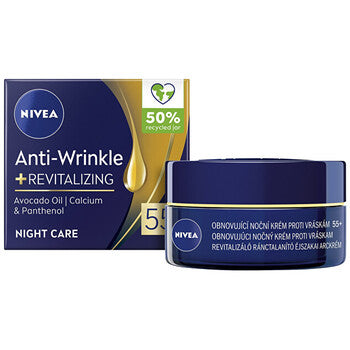 Nivea - Refreshing ( Anti-Wrinkle + Revitalizing) Night Cream 50+ - 50ml - Feel You