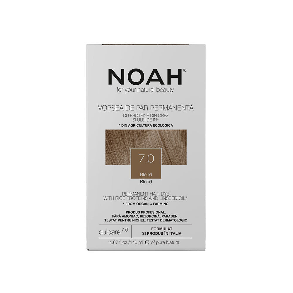 Noah, Permanent Hair Colour, Permanent Hair Dye, 7.0 Blond, 140 ml - Feel You