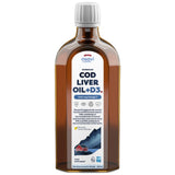 Norwegian Cod Liver Oil + D3 | Lemon Flavored Liquid Omega + D3 - 250 мл - Feel You