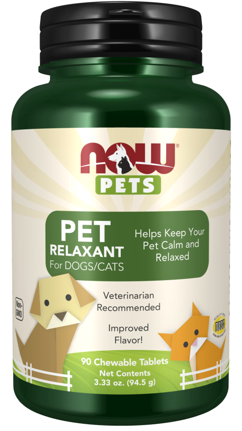 Now Pets - Pet Relaxant - 90 Chewable Tablets - Feel You