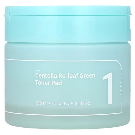 Numbuzin - No.1 Centella Re-Leaf Green Toner Pad, 190ml/70pads - Feel You
