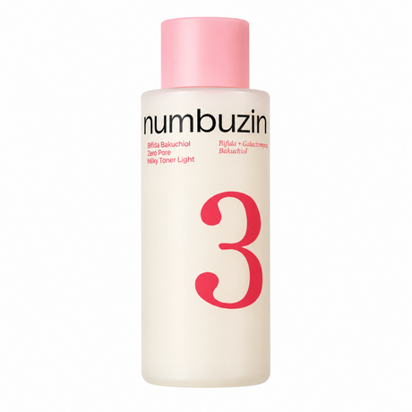Numbuzin - No.3 Bifida Bakuchiol Zero Pore Milky Toner, 200ml - Feel You